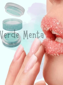 Exfoliador De Labios Y Mascarilla Hidratante 2 En 1, Exfoliante De Labios Para Exfoliar, Reparar E Hidratar Los Labios, Reduciendo Las Finas Líneas, Grietas En La Piel Y Las Marcas De Besos - 1 Pieza - Ver 3