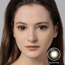 Magister 超大号棕色美瞳 16mm 1副/2片 大眼妆 夏季美妆 棕色 6个月抛型 附赠美瞳盒 - Brown Plus 16.0mm - 查看 6