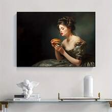 1 bức tranh cô gái cổ điển bằng vải canvas treo tường, tranh trang trí tường để làm quà tặng, phòng ngủ, văn phòng, phòng khách, quán cà phê, quán bar, trang trí tường, trang trí nhà và ký túc xá - Nhiều màu - Xem 12