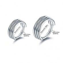 ADYJELY 1 pieza Arete de aro triple con bisagra para el septo nasal, estilo punk, de titanio G23 hipoalergénico, chapado en oro de 18K, para cartílago, aro, trago, concha, daith, hélix, perforación de lóbulo de la oreja, anillo de labio, anillo de ombligo, anillo de pezón, joyería corporal para mujeres y hombres