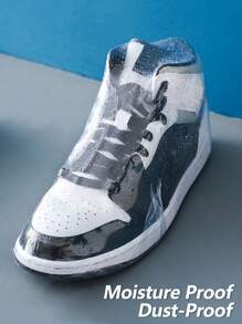 50pcs Heat Shrink Wrap Bags - Sneaker PVC Heat Shrink Plastic Wrap Shoes Protectors For Protection, Storage & Travel Boot Bag Shoes Case Shoe Storage Box Shoes Organizer Accessories For Travel Vacation Cruise Summer Holiday Travelling Bag Travel Stuff Essentials For College Dorm Home School