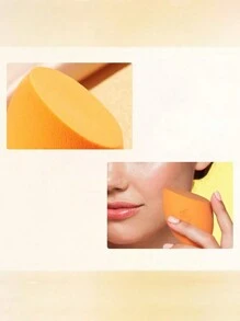 Real Techniques RT化妝海綿粉撲氣墊小橙蛋，乾濕兩用超柔軟不易吸收粉(4入組) - 橘色 - 查看 6