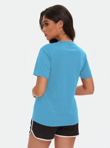 TELALEO 5 Packs Workout Tops For Women Short Sleeve Athletic T Shirts Quick Dry Tennis Yoga Running Crew Neck Tee - Nhiều màu - Xem 3