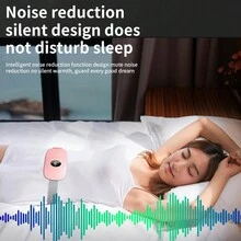 女士USB可充電振動加熱宮廷腰帶，家用電動腰腹部理療按摩器 - 粉色 - 查看 5