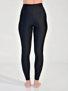 Women Sports Leggings - Black - View 4