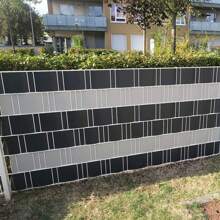 LILIIN PVC Privacy Strips, 35m/65m/70m, Anthracite/Grey/Green, Privacy Fence Film 450g/M², Rod Mesh Fence Including Fastening Clips, Wind Protection Garden Fence,Garden Tools, Gardening Tools For Garden - Anthracite - View 6