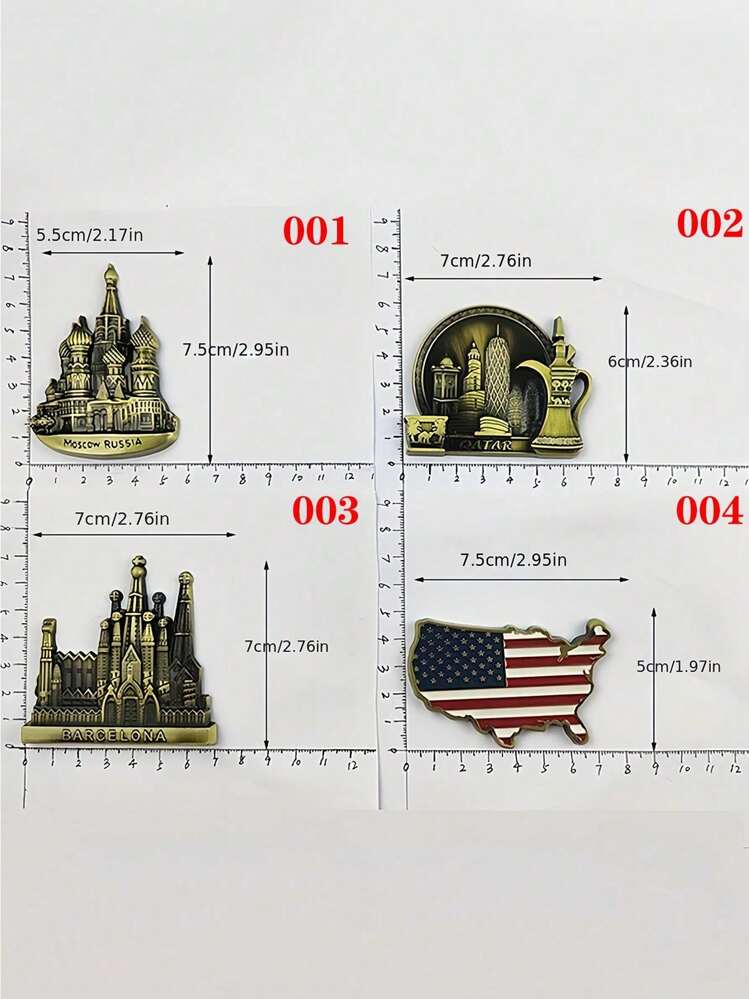 Magnete Frigorifero 3D Parigi – Torre Eiffel In Resina Con Lettere, Souvenir Da Viaggio, Regalo, Collezione, Decorazione Casa (6.5 X 8 Cm) - 2