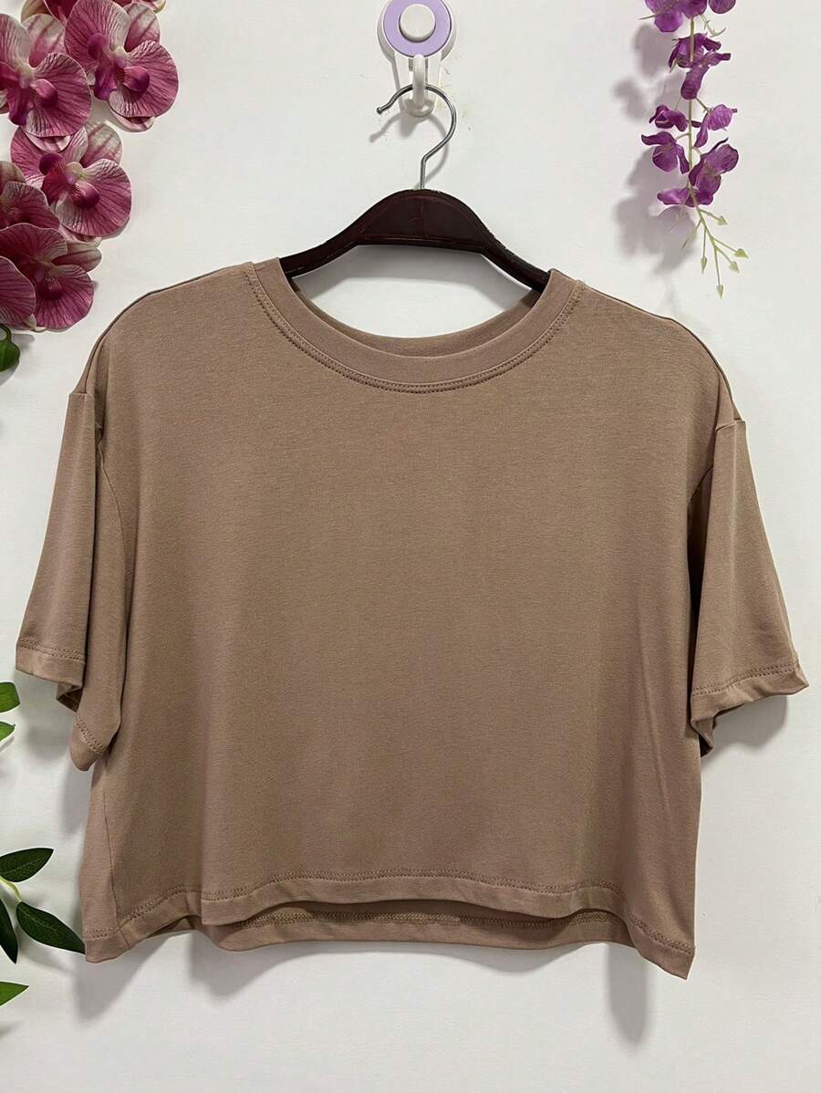 Women Tops - 米色 - 查看 1