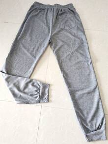 Men Pants - 灰色 - 查看 2