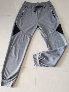 Men Pants - 灰色 - 查看 3