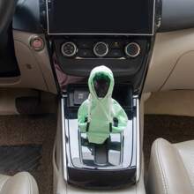 1 件创意变速杆保护连帽衫套，夏季可爱个性化丝绸变速杆套