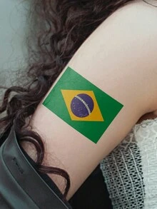 2 miếng dán hình xăm thể thao/người hâm mộ bóng đá kèm khăn lau hình xăm dành cho Bỉ, Đan Mạch, Pháp, Đức, Hà Lan, Tây Ban Nha, Ba Lan, Brazil, Ý, Bồ Đào Nha, Anh, Croatia, Ả Rập Xê Út, Hoa Kỳ, miếng dán hình xăm tạm thời không thấm nước cho các trận đấu bóng đá, giải đấu và World Cup, nghệ thuật cơ thể - Nhiều màu - Xem 6