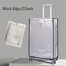 Clear PVC Suitcase Cover, PVC Transparent Plastic Suitcase Cover Luggage Protector Bag, 18 20 22 24 26 28 30 Inch Transparent Clear Travel Luggage Covers - Waterproof Dustproof Protective Suitcase Protectors For Travel Bag For School School Accessories School Stuff
