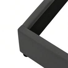 KOMHTOM KOMHTOM Upholstered Bed, Hydraulic Double Bed, Storage Bed With Headboard And Slatted Frame, Bed Linen, 160x200 Cm, With Mattress, Storage Bed, Upholstered Bed, Hydraulic Double Bed 160x200cm, Wooden Slatted Frame, Bed With Slatted Frame Made Of Metal Frame, Linen, Grey (With Mattress)