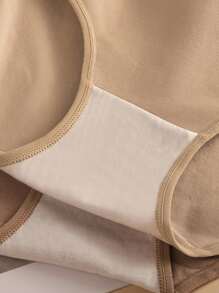 4 piezas de ropa interior deportiva de mujer con estampado de letras, ultra suave, elástica, ropa interior de moda, apta para uso diario, íntima cómoda