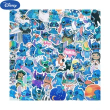 100PCS Stitch Official Authorization Vinyl Waterproof Sticker Gift Water Bottle Cartoon Laptop Bumper Water Bottle Computer Phone Hat Car And Sticker - Size - View 1