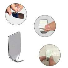 1入組亞克力防霧淋浴鏡，男士浴室化妝刮鬍鏡，帶手柄，便攜式 - 銀色 - 查看 8