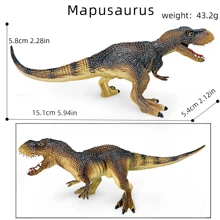 15 piezas Opciones de modelos de dinosaurios realistas, de 5 a 9 pulgadas de longitud, material sólido de PVC, decoración artesanal y juguetes educativos para niños, que incluyen Tyrannosaurus Rex, Carnotaurus, Spinosaurus, Brachiosaurus, Stegosaurus, Ankylosaurus, Triceratops, Velociraptor, Allosaurus, Diplodocus, Giganotosaurus, Suchomimus, Pteranodon, Modelos de dinosaurios, un gran regalo para la decoración de la habitación en festividades
