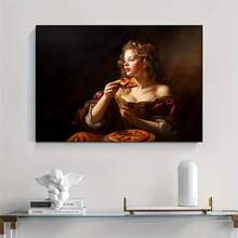 1 bức tranh cô gái cổ điển bằng vải canvas treo tường, tranh trang trí tường để làm quà tặng, phòng ngủ, văn phòng, phòng khách, quán cà phê, quán bar, trang trí tường, trang trí nhà và ký túc xá - Nhiều màu - Xem 8