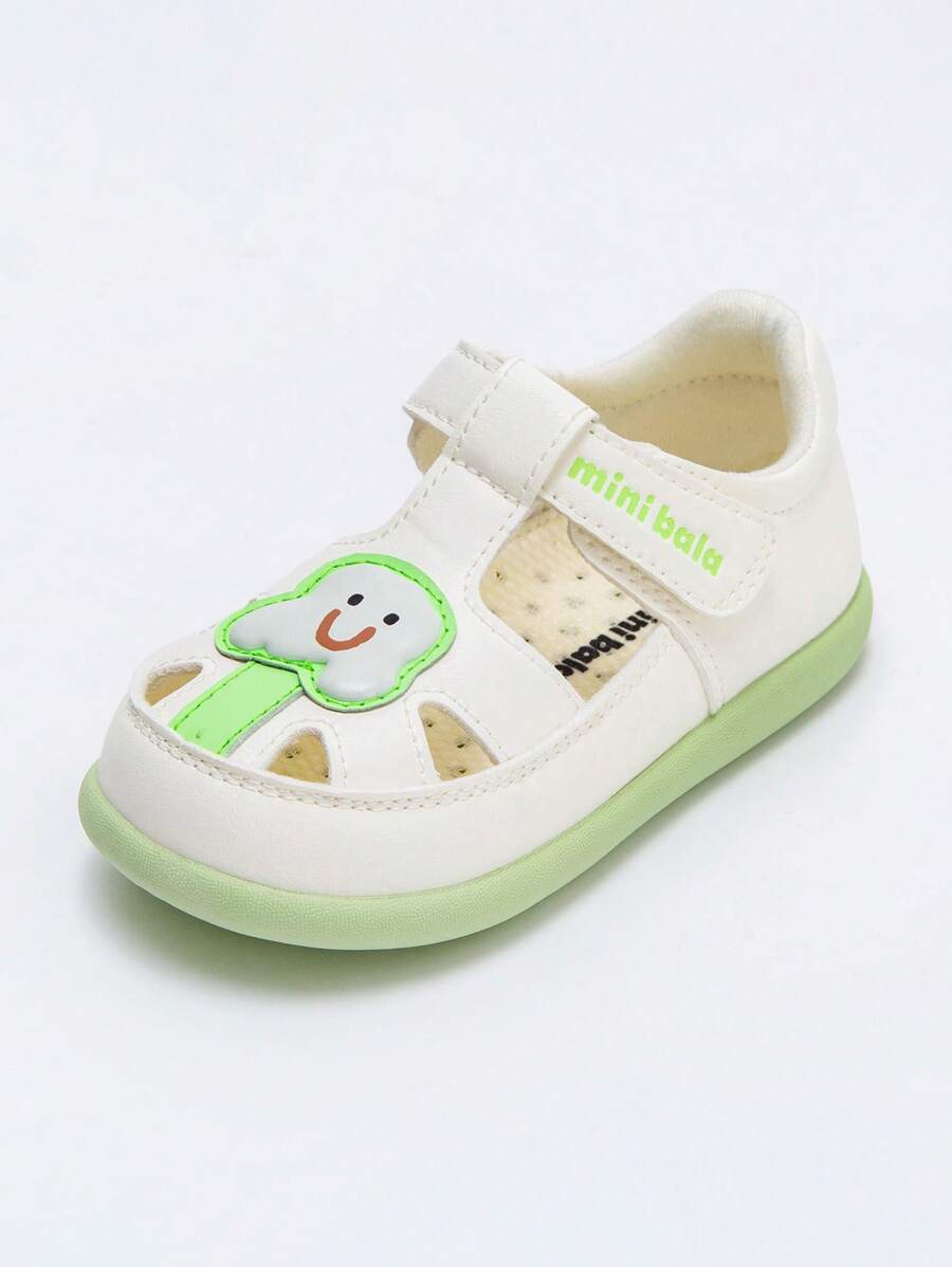 mini bala Dép Sandal Chống Trượt Dễ Thương Cho Trẻ Em Unisex - màu xanh lá - Xem 1