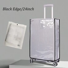 Clear PVC Suitcase Cover, PVC Transparent Plastic Suitcase Cover Luggage Protector Bag, 18 20 22 24 26 28 30 Inch Transparent Clear Travel Luggage Covers - Waterproof Dustproof Protective Suitcase Protectors For Travel Bag For School School Accessories School Stuff