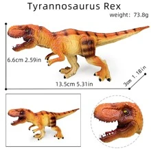 15 piezas Opciones de modelos de dinosaurios realistas, de 5 a 9 pulgadas de longitud, material sólido de PVC, decoración artesanal y juguetes educativos para niños, que incluyen Tyrannosaurus Rex, Carnotaurus, Spinosaurus, Brachiosaurus, Stegosaurus, Ankylosaurus, Triceratops, Velociraptor, Allosaurus, Diplodocus, Giganotosaurus, Suchomimus, Pteranodon, Modelos de dinosaurios, un gran regalo para la decoración de la habitación en festividades