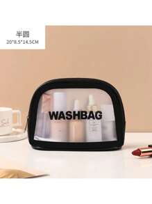 bolsa cosmetiquera Washbag multifuncional portátil mini bolsa de maquillaje cosmeticos - Negro - Ver 3