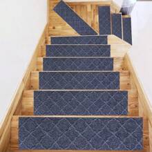 7pcs/Set Ins Style Self-Adhesive Stair Tread Mats, Non-Slip Step Covers For Decoration & Floor Protection - Multicolor - View 22