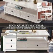 4入組歐式風格蘑菇形單孔拉手，圓形現代簡約抽屜旋鈕，適用於各種抽屜和衣櫃 - 黑色 - 查看 4