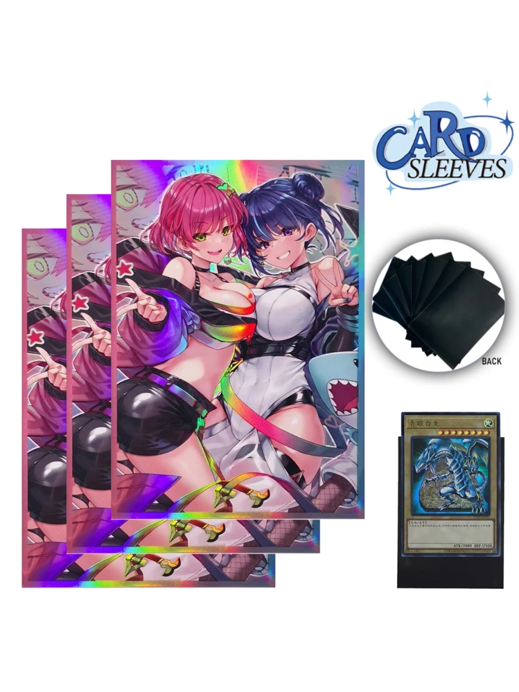 50PCS 63*90mm Japanese Size Anime Card Sleeves Trading Card Protector  Compatible With YGO, Game Cards Sleeves Best Gift Christmas | SHEIN South  Africa