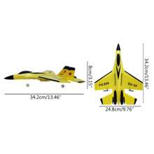 Modelo de avión RC de juguete en miniatura para principiantes para un vuelo fácil con medidas de 33*26*8 cm - Multicolor - Ver 3