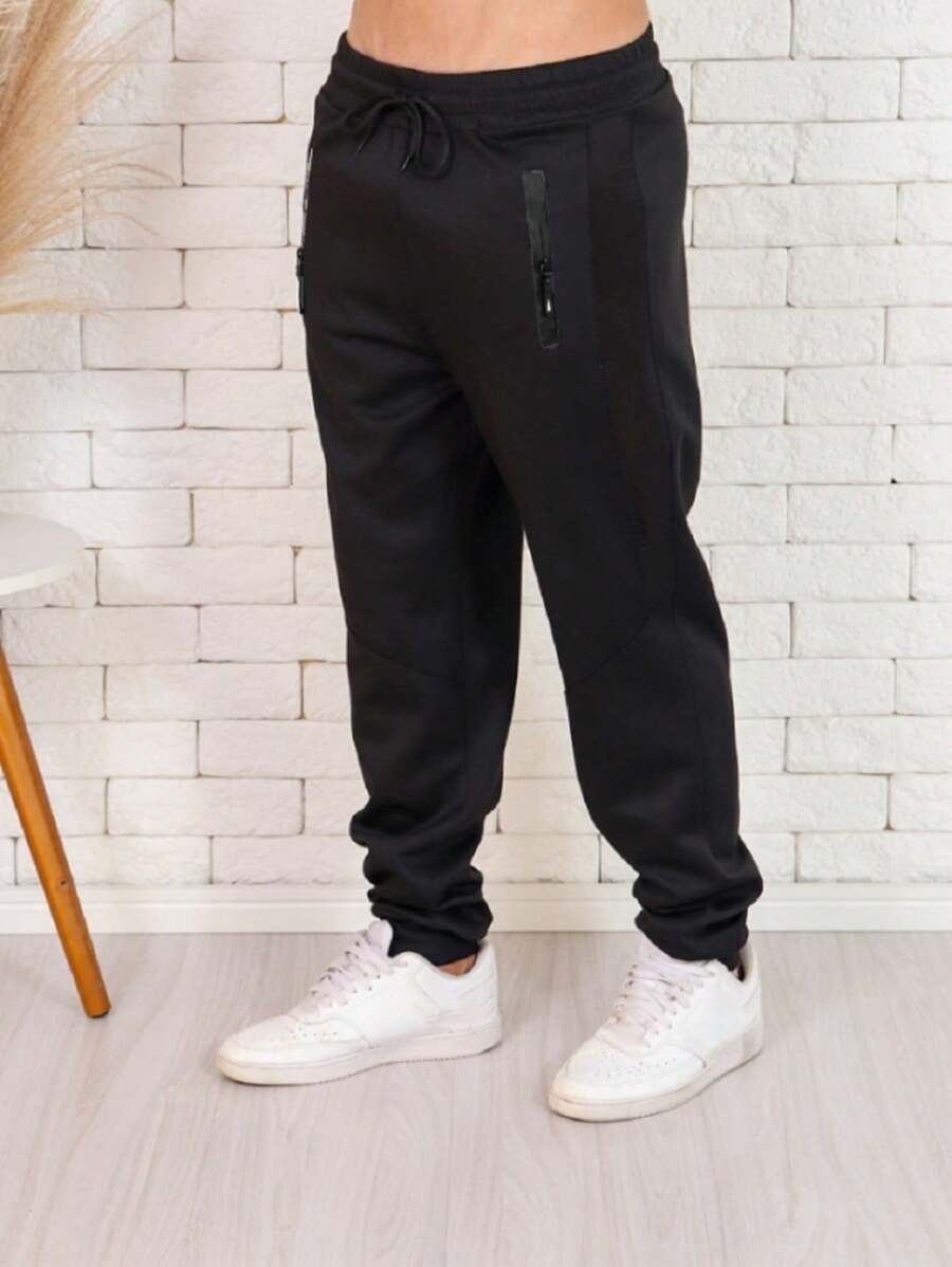 Men Sweatpants - màu đen - Xem 1