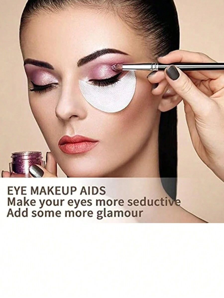 眼影筆描繪眼影煙燻妝隔離貼彩妝眼影筆眼妝助手 - 白色 - 查看 1