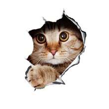 3D Car Stickers/Decals For Trucks And Cars - Orange - View 1