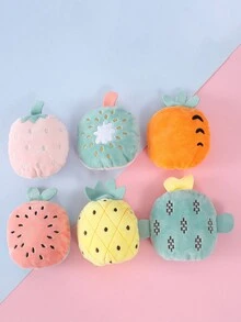 1pc Pet Supplies Cat Self-Entertainment Doll, Interactive Plush Fruit Doll, For Pet Use Only