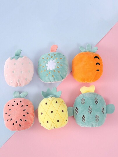 1pc Pet Supplies Cat Self-Entertainment Doll, Interactive Plush Fruit Doll, For Pet Use Only