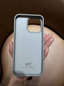 Phone Case With NFC Projection E-Ink Screen Compatible With IPhone 13 14 15 Pro Max - Grey - View 12