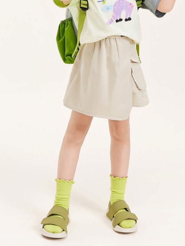 mini bala بنطلونات صيفية أطفال بناتية مريحة وأنيقة بأسلوب خارجي