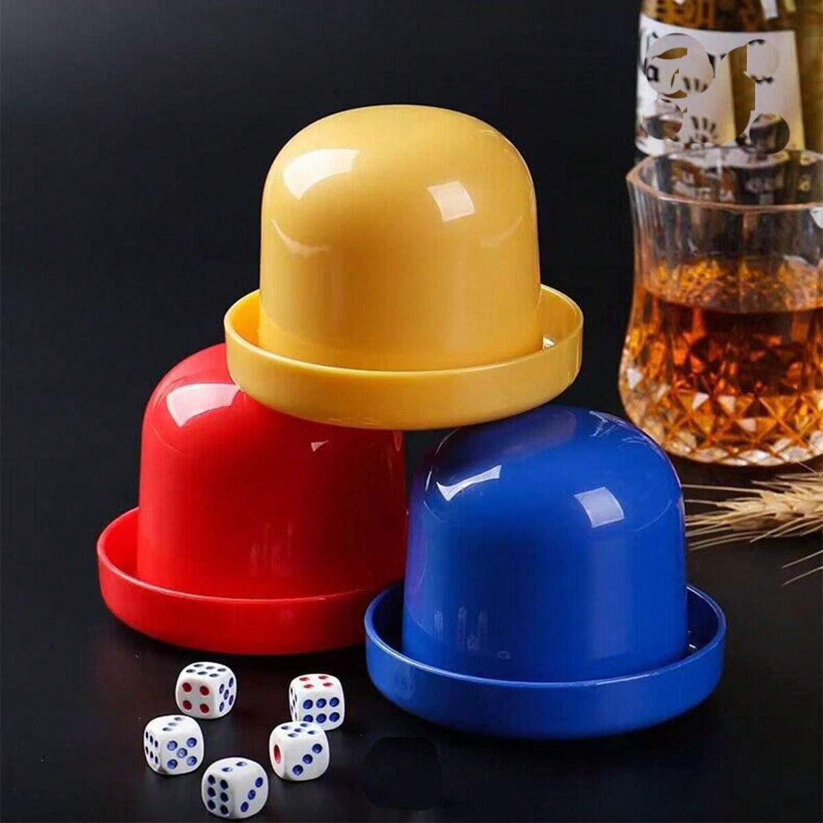 Magic Vosom Leather Dice Cup Set, 5 Pieces Dice Cup+25