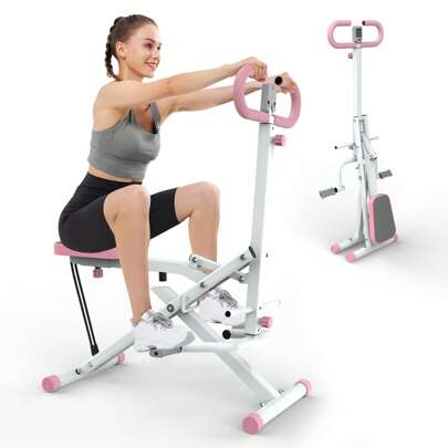 Squat Machine For Home, Assist Trainer For Glutes Workout Foldable With Resistance Bands, For Botty Glutes Butt Thighs, Ab Back/Leg Press Hip Thrust For Home Gym Fitness