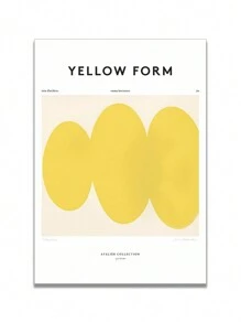 1 幅帆布印刷海报，现代抽象艺术，带有女性、树叶、字母、个性化创意组合，墙壁组合艺术海报，用于客厅、卧室、沙发背景、接待处、走廊的美学墙壁装饰，不含框架，PVC 管包装用于运输，完美的理想礼物，绘画家居装饰，墙壁艺术