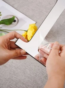 1 件 3D 亚克力镜面墙贴，带英文字母，贴纸，墙贴，乙烯基贴花，用于家居装饰，春季装饰品让您的家焕然一新，拉玛装饰贴纸墙面装饰房间装饰墙镜用于房间浴室装饰客厅装饰 - 彩色 - 查看 8