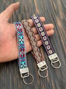 1 Móc khóa dệt thêu, Dây thừng thủ công Bohemian, Móc khóa có móc khóa thời trang, Móc khóa đeo cổ tay, Móc khóa ô tô, Cho chìa khóa ô tô, Điện thoại di động, Máy ảnh, Ví, Thẻ căn cước, Thẻ huy hiệu, Móc khóa đeo tay, Mặt dây chuyền, Mặt dây chuyền, Dây đeo điện thoại di động, Mặt dây chuyền ô tô, Móc khóa, Mặt dây chuyền túi xách, Phụ kiện xe hơi tiệc tùng phong cách Bohemian, Phụ kiện Halloween cho trường học, Ý tưởng quà tặng Giáng sinh Ngày nhà giáo, Phụ kiện túi xách, Dây đeo có giá đỡ ID - Nhiều màu - Xem 1