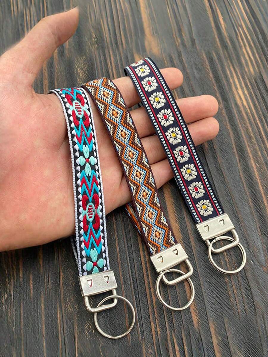 1 Móc khóa dệt thêu, Dây thừng thủ công Bohemian, Móc khóa có móc khóa thời trang, Móc khóa đeo cổ tay, Móc khóa ô tô, Cho chìa khóa ô tô, Điện thoại di động, Máy ảnh, Ví, Thẻ căn cước, Thẻ huy hiệu, Móc khóa đeo tay, Mặt dây chuyền, Mặt dây chuyền, Dây đeo điện thoại di động, Mặt dây chuyền ô tô, Móc khóa, Mặt dây chuyền túi xách, Phụ kiện xe hơi tiệc tùng phong cách Bohemian, Phụ kiện Halloween cho trường học, Ý tưởng quà tặng Giáng sinh Ngày nhà giáo, Phụ kiện túi xách, Dây đeo có giá đỡ ID - Nhiều màu - Xem 1