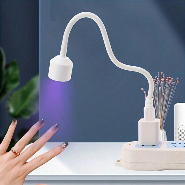 1 Stück Mini UV-LED Lampe zum Trocknen von Gel-Nagellack, Professioneller Trockner für Maniküre Nagel Zubehör Salon Ausstattung und Werkzeuge