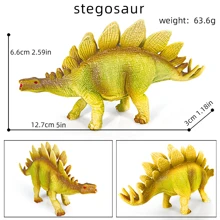 15 piezas Opciones de modelos de dinosaurios realistas, de 5 a 9 pulgadas de longitud, material sólido de PVC, decoración artesanal y juguetes educativos para niños, que incluyen Tyrannosaurus Rex, Carnotaurus, Spinosaurus, Brachiosaurus, Stegosaurus, Ankylosaurus, Triceratops, Velociraptor, Allosaurus, Diplodocus, Giganotosaurus, Suchomimus, Pteranodon, Modelos de dinosaurios, un gran regalo para la decoración de la habitación en festividades