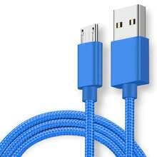 3.3英尺/6.6英尺/9.9英尺高速Micro USB快充线，兼容安卓手机 - 适用于三星Galaxy S7/HTC、安卓手机、Kindle、相机、MP3播放器等，Micro-USB接口，聚酰胺纳米材料 - 彩色 - 查看 17