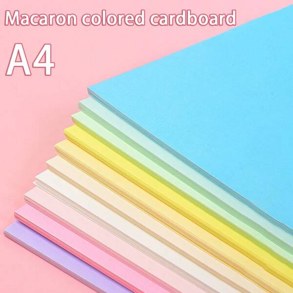 20 hojas de cartón de colores Macaron en tamaño A4, cartón de pintura específico engrosado para arte, papel para graffiti hecho a mano DIY para decoración de fondo de pared, tarjetas de felicitación y tarjetas de negocios, papel para pintura de arte de estudiantes, papel de fondo para fotografía, utilizado para ejercitar la habilidad práctica manual e imaginación creativa