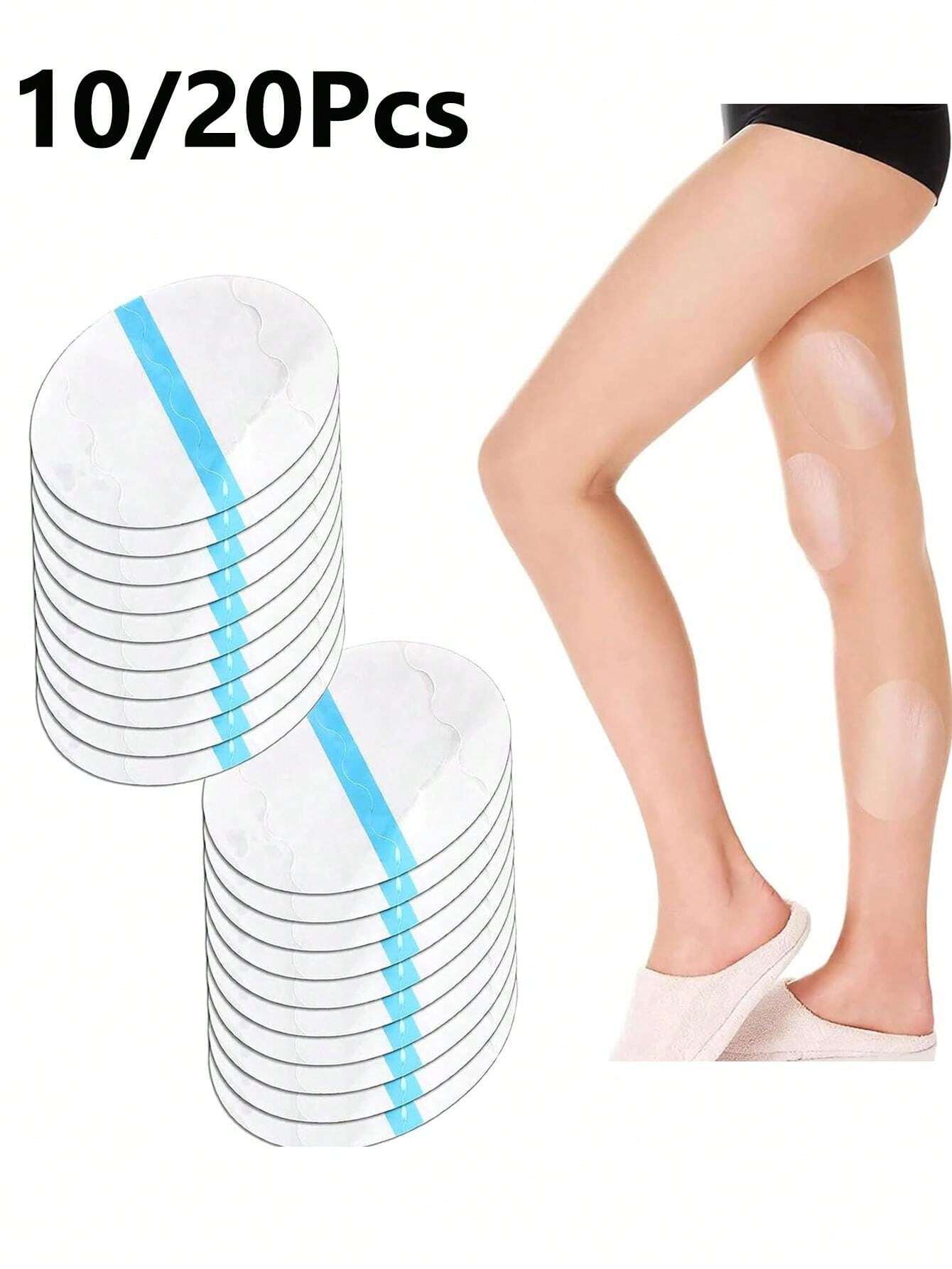 1 Par Insertos Protectores De Talón Invisibles Transparentes De