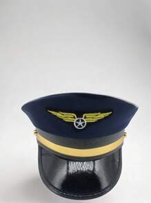 Police Hat Cop Cosplay Hat Captain Hat Officer Hat Stage Performance Military Caps  Party Accessories For Women - Black - View 24